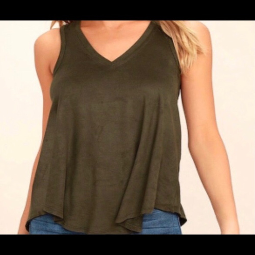Z supply suede tank